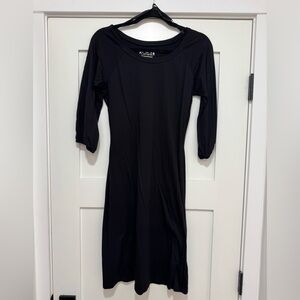 Elegant Black Long Sleeve Dress